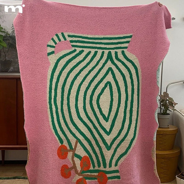 Vase Microfiber Blanket