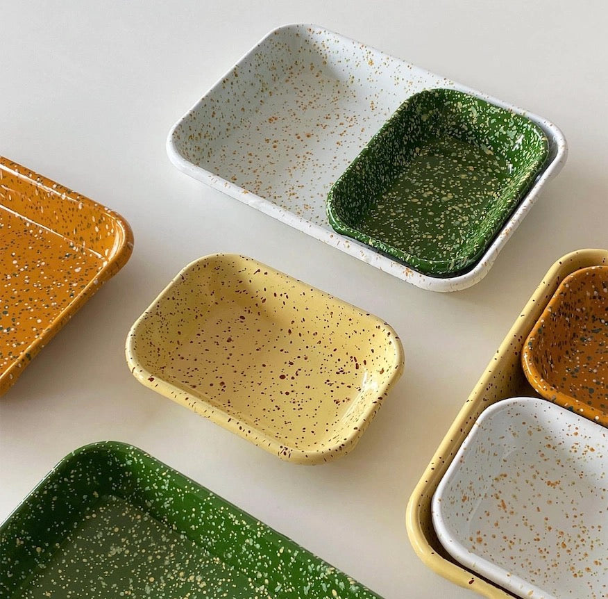 Eding | Milkyway Enamelware Tray S