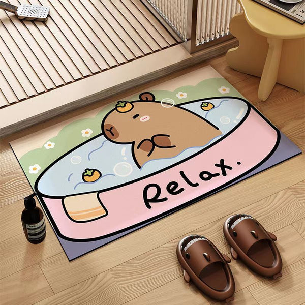 Capybara  | Bathroom Absorbent Mat