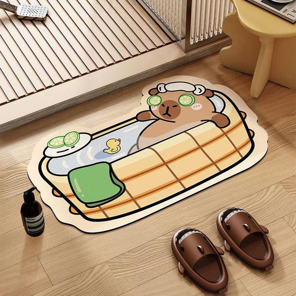 Capybara  | Bathroom Absorbent Mat