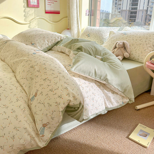 Peter Rabbit Pure Cotton Three-Piece Bedding Set