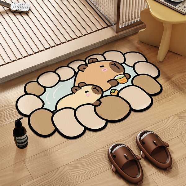 Capybara  | Bathroom Absorbent Mat