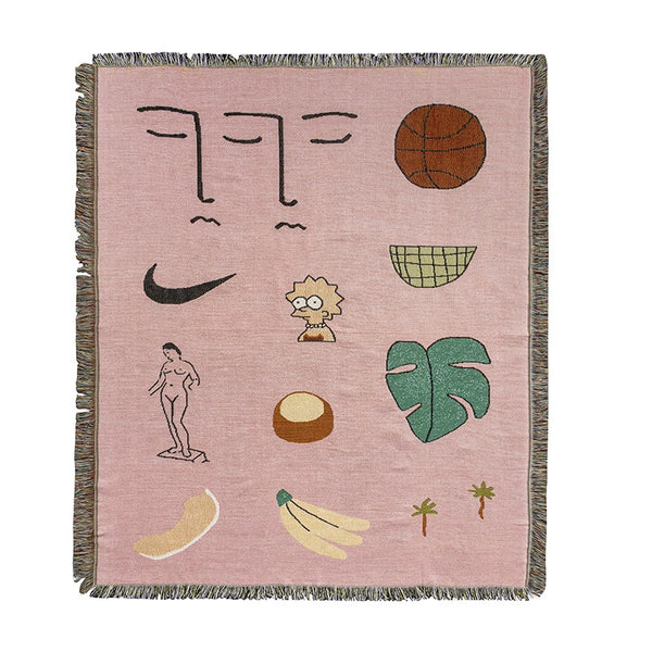 Pink Hawaiian Blanket