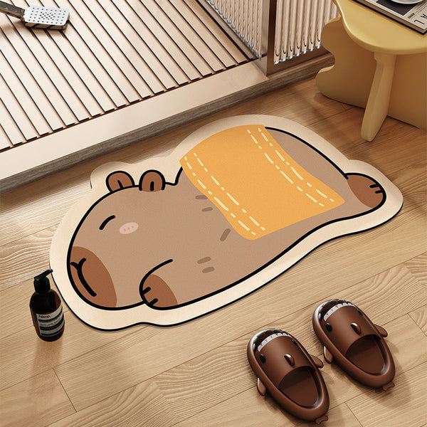 Capybara  | Bathroom Absorbent Mat